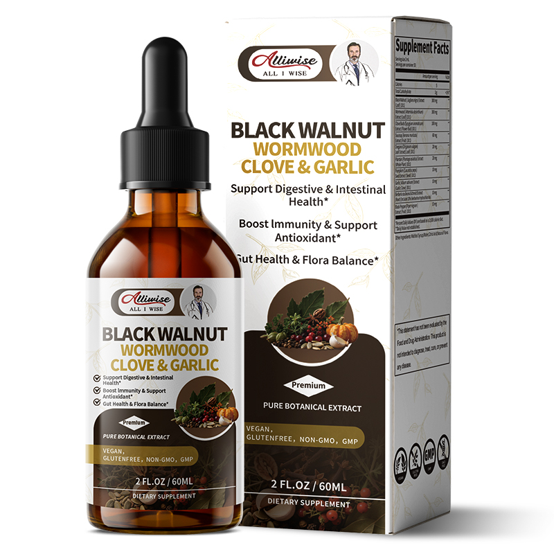Herbal Wellness Drops - アリワイズ ブラックウォールナット ライラック ドロップ ウォームウッド クローブバッド配合