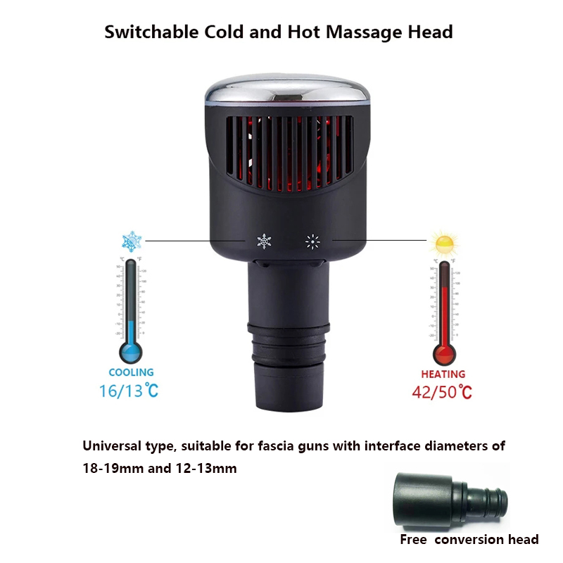 Health Wellness - インモーダルガンマッサージヘッド,クールコールド,ユニバーサルタイプ,19mm,新品