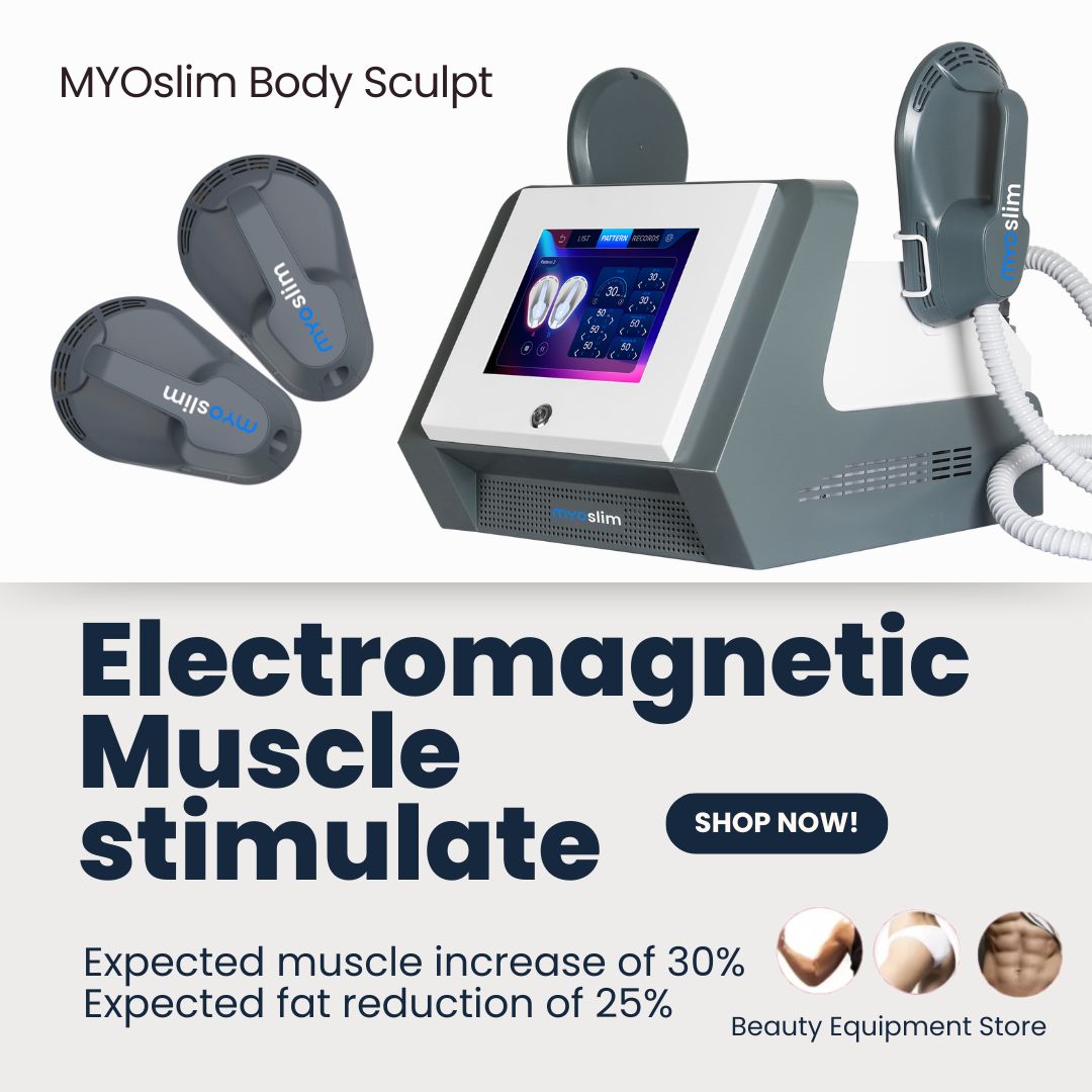 Health Wellness - EMSボディビルディングマシンMYOslim脂肪除去2ハンドル筋肉彫刻フィットネスウェルネスボディ筋肉刺激装置（ヘルスケア用）