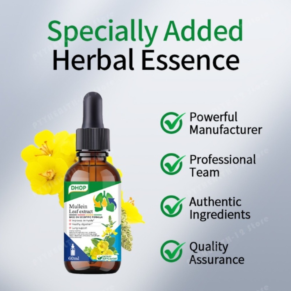 マレイン葉エキス液 60ml、甘草根と黄耆根を配合したハーブ - Herbal Wellness Drops のレビューと価格