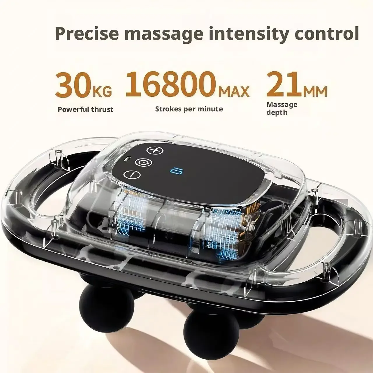 6ヘッドディープティシューマッサージガン、強力振動マッスルマ - Health Wellness のレビューと価格